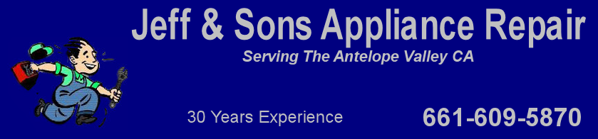 appliance repair services in lancaster, ca. palmdale, ca. and throughout the antelope valley ca. area.